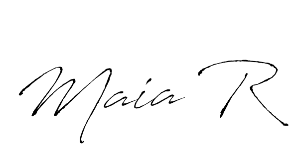 You should practise on your own different ways (Antro_Vectra) to write your name (Maia R) in signature. don't let someone else do it for you. Maia R signature style 6 images and pictures png