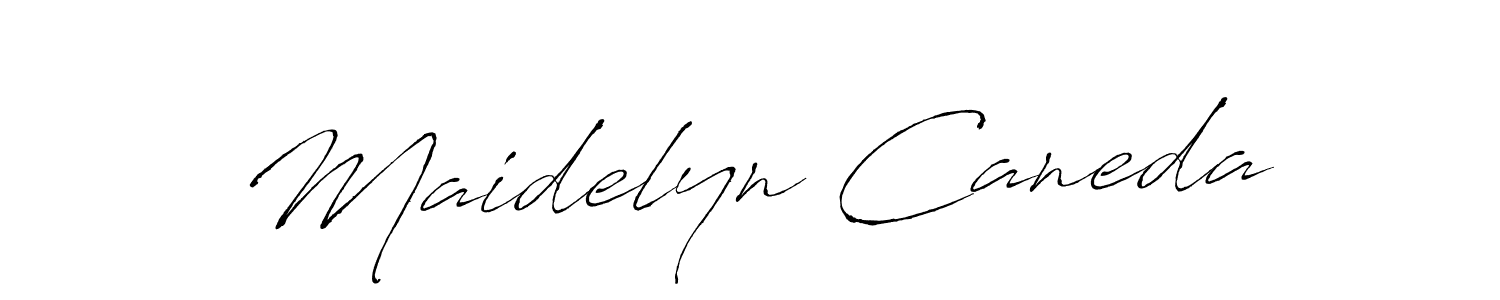 Maidelyn Caneda stylish signature style. Best Handwritten Sign (Antro_Vectra) for my name. Handwritten Signature Collection Ideas for my name Maidelyn Caneda. Maidelyn Caneda signature style 6 images and pictures png