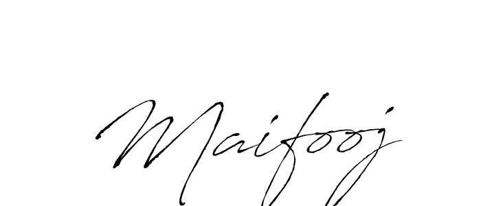 Design your own signature with our free online signature maker. With this signature software, you can create a handwritten (Antro_Vectra) signature for name Maifooj. Maifooj signature style 6 images and pictures png