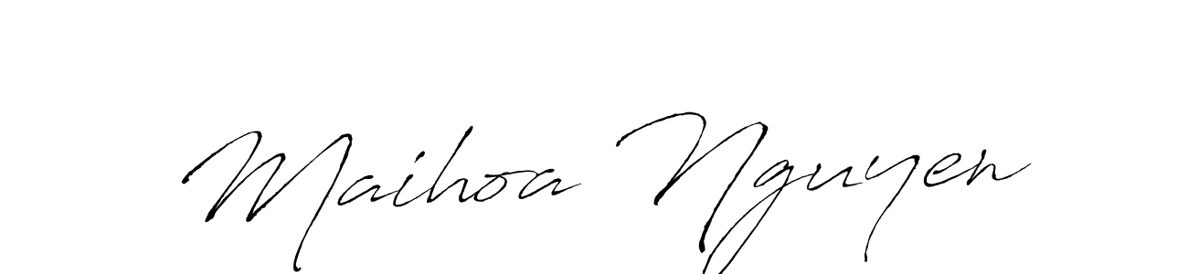 Here are the top 10 professional signature styles for the name Maihoa Nguyen. These are the best autograph styles you can use for your name. Maihoa Nguyen signature style 6 images and pictures png