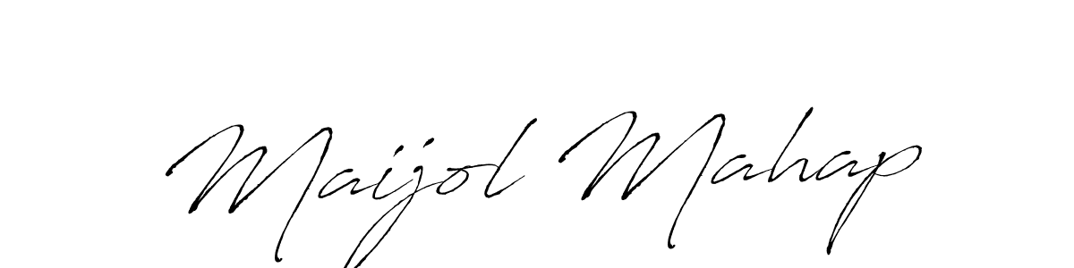 Maijol Mahap stylish signature style. Best Handwritten Sign (Antro_Vectra) for my name. Handwritten Signature Collection Ideas for my name Maijol Mahap. Maijol Mahap signature style 6 images and pictures png