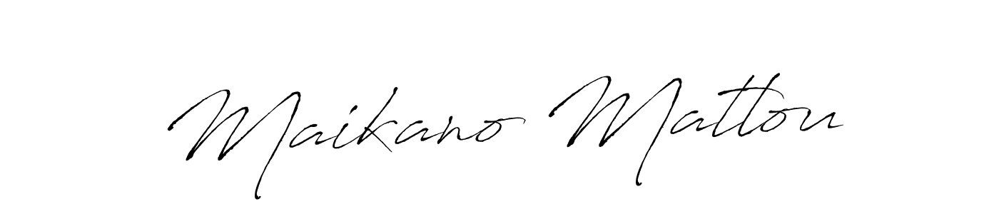 if you are searching for the best signature style for your name Maikano Matlou. so please give up your signature search. here we have designed multiple signature styles  using Antro_Vectra. Maikano Matlou signature style 6 images and pictures png