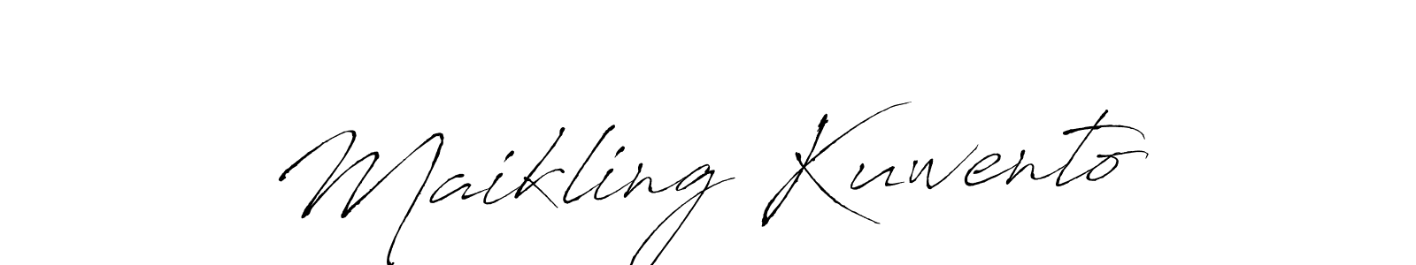 Make a beautiful signature design for name Maikling Kuwento. With this signature (Antro_Vectra) style, you can create a handwritten signature for free. Maikling Kuwento signature style 6 images and pictures png