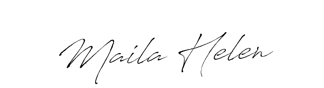 Once you've used our free online signature maker to create your best signature Antro_Vectra style, it's time to enjoy all of the benefits that Maila Helen name signing documents. Maila Helen signature style 6 images and pictures png