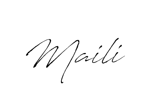 How to Draw Maili signature style? Antro_Vectra is a latest design signature styles for name Maili. Maili signature style 6 images and pictures png