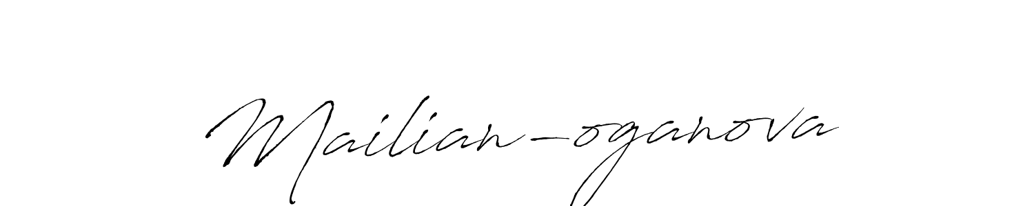 It looks lik you need a new signature style for name Mailian-oganova. Design unique handwritten (Antro_Vectra) signature with our free signature maker in just a few clicks. Mailian-oganova signature style 6 images and pictures png