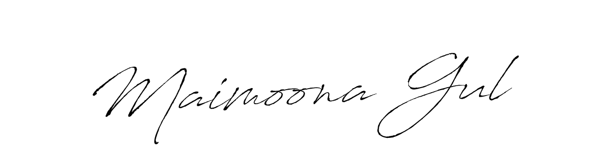 It looks lik you need a new signature style for name Maimoona Gul. Design unique handwritten (Antro_Vectra) signature with our free signature maker in just a few clicks. Maimoona Gul signature style 6 images and pictures png