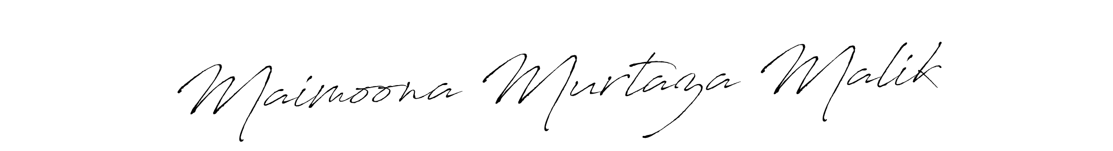 How to make Maimoona Murtaza Malik signature? Antro_Vectra is a professional autograph style. Create handwritten signature for Maimoona Murtaza Malik name. Maimoona Murtaza Malik signature style 6 images and pictures png