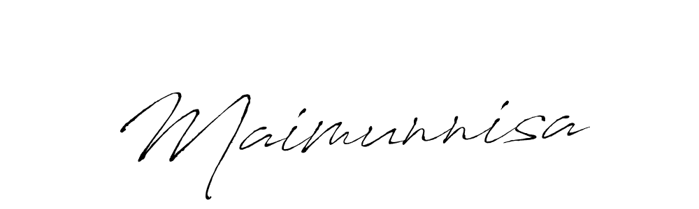 Make a beautiful signature design for name Maimunnisa. Use this online signature maker to create a handwritten signature for free. Maimunnisa signature style 6 images and pictures png