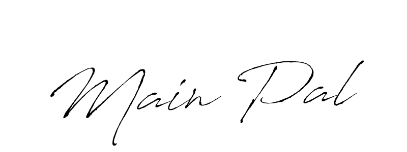 Design your own signature with our free online signature maker. With this signature software, you can create a handwritten (Antro_Vectra) signature for name Main Pal. Main Pal signature style 6 images and pictures png