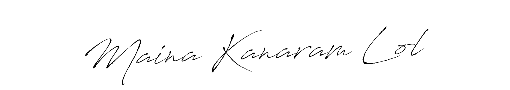 Similarly Antro_Vectra is the best handwritten signature design. Signature creator online .You can use it as an online autograph creator for name Maina Kanaram Lol. Maina Kanaram Lol signature style 6 images and pictures png