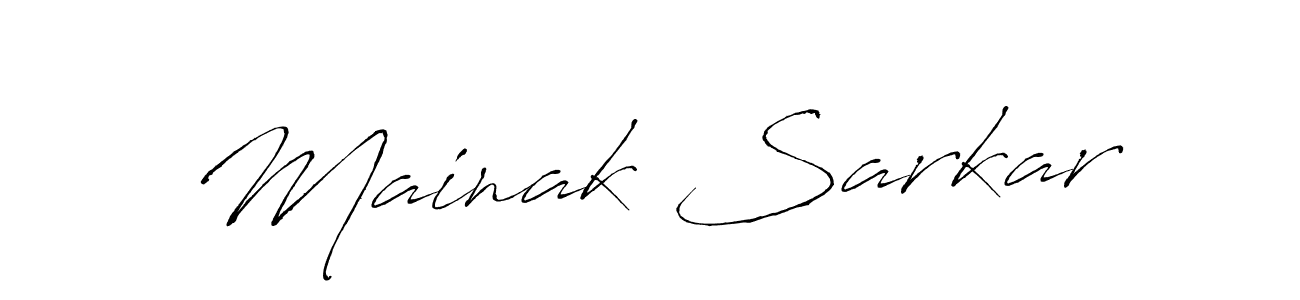 Also we have Mainak Sarkar name is the best signature style. Create professional handwritten signature collection using Antro_Vectra autograph style. Mainak Sarkar signature style 6 images and pictures png