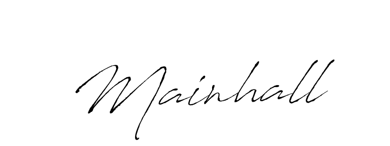 Make a beautiful signature design for name Mainhall. Use this online signature maker to create a handwritten signature for free. Mainhall signature style 6 images and pictures png
