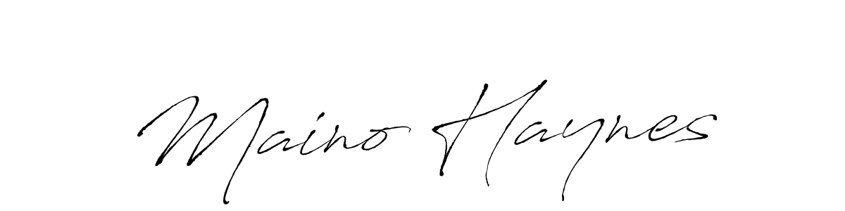 Once you've used our free online signature maker to create your best signature Antro_Vectra style, it's time to enjoy all of the benefits that Maino Haynes name signing documents. Maino Haynes signature style 6 images and pictures png