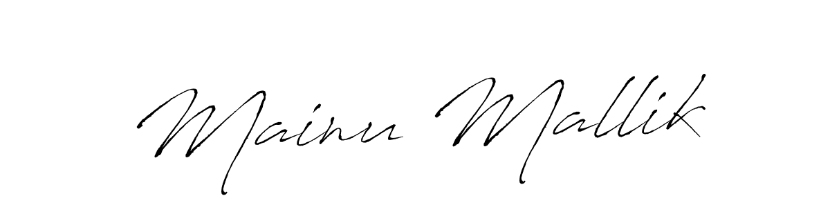 It looks lik you need a new signature style for name Mainu Mallik. Design unique handwritten (Antro_Vectra) signature with our free signature maker in just a few clicks. Mainu Mallik signature style 6 images and pictures png