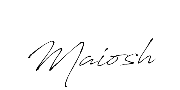 Maiosh stylish signature style. Best Handwritten Sign (Antro_Vectra) for my name. Handwritten Signature Collection Ideas for my name Maiosh. Maiosh signature style 6 images and pictures png