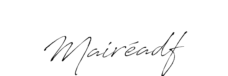 Make a beautiful signature design for name Mairéadf. With this signature (Antro_Vectra) style, you can create a handwritten signature for free. Mairéadf signature style 6 images and pictures png