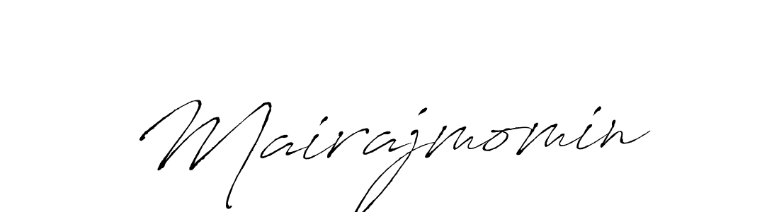 Design your own signature with our free online signature maker. With this signature software, you can create a handwritten (Antro_Vectra) signature for name Mairajmomin. Mairajmomin signature style 6 images and pictures png