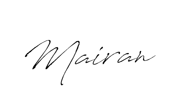 How to make Mairan signature? Antro_Vectra is a professional autograph style. Create handwritten signature for Mairan name. Mairan signature style 6 images and pictures png