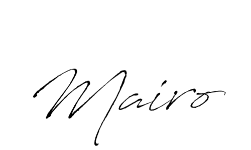 Design your own signature with our free online signature maker. With this signature software, you can create a handwritten (Antro_Vectra) signature for name Mairo. Mairo signature style 6 images and pictures png