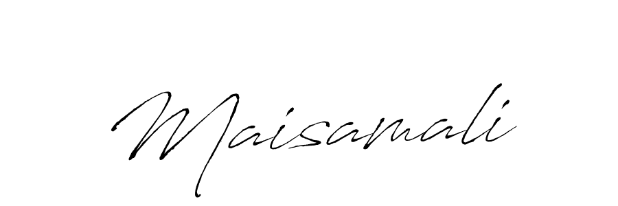 if you are searching for the best signature style for your name Maisamali. so please give up your signature search. here we have designed multiple signature styles  using Antro_Vectra. Maisamali signature style 6 images and pictures png