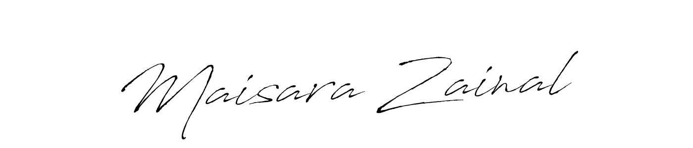 How to make Maisara Zainal signature? Antro_Vectra is a professional autograph style. Create handwritten signature for Maisara Zainal name. Maisara Zainal signature style 6 images and pictures png