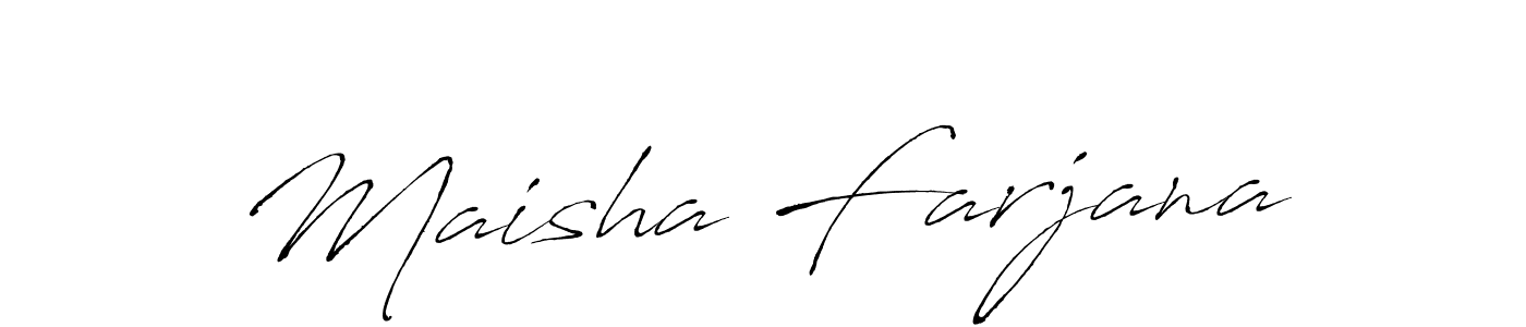Similarly Antro_Vectra is the best handwritten signature design. Signature creator online .You can use it as an online autograph creator for name Maisha Farjana. Maisha Farjana signature style 6 images and pictures png