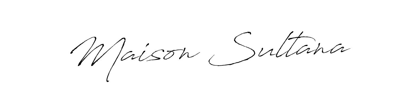 Best and Professional Signature Style for Maison Sultana. Antro_Vectra Best Signature Style Collection. Maison Sultana signature style 6 images and pictures png