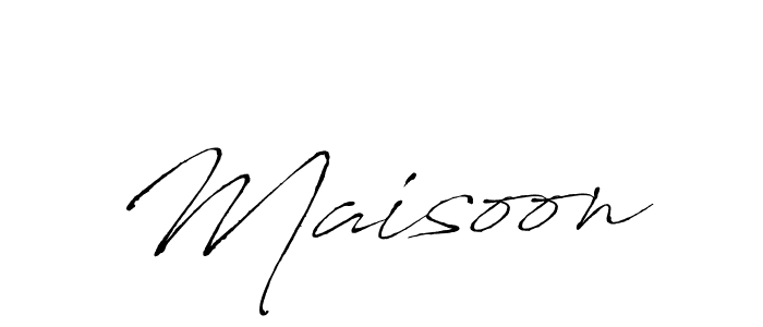 Also we have Maisoon name is the best signature style. Create professional handwritten signature collection using Antro_Vectra autograph style. Maisoon signature style 6 images and pictures png