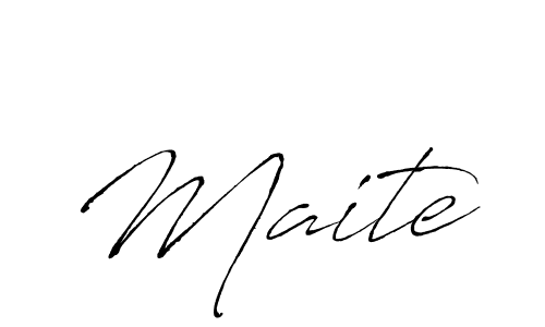 Similarly Antro_Vectra is the best handwritten signature design. Signature creator online .You can use it as an online autograph creator for name Maite. Maite signature style 6 images and pictures png