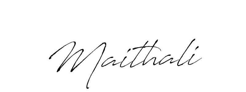 The best way (Antro_Vectra) to make a short signature is to pick only two or three words in your name. The name Maithali include a total of six letters. For converting this name. Maithali signature style 6 images and pictures png