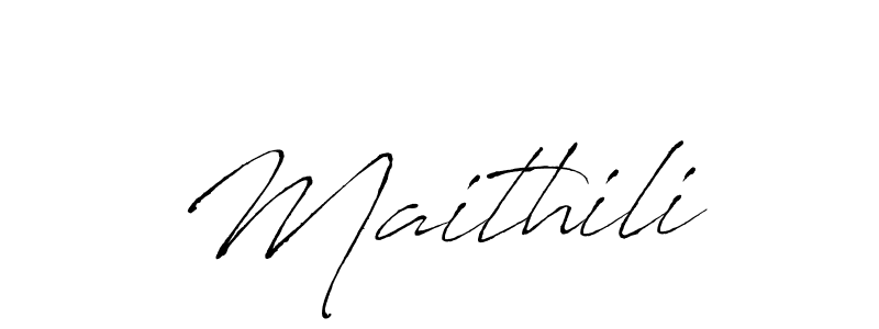Make a beautiful signature design for name Maithili. With this signature (Antro_Vectra) style, you can create a handwritten signature for free. Maithili signature style 6 images and pictures png