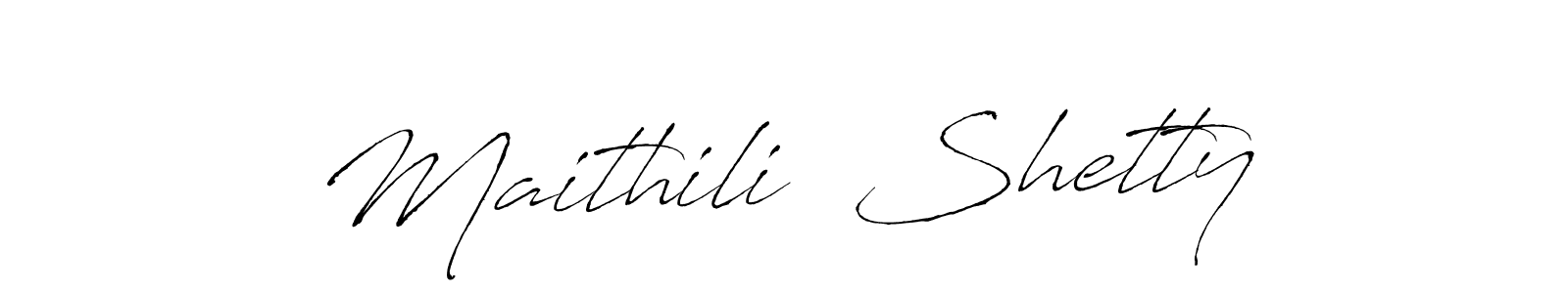 Maithili  Shetty stylish signature style. Best Handwritten Sign (Antro_Vectra) for my name. Handwritten Signature Collection Ideas for my name Maithili  Shetty. Maithili  Shetty signature style 6 images and pictures png