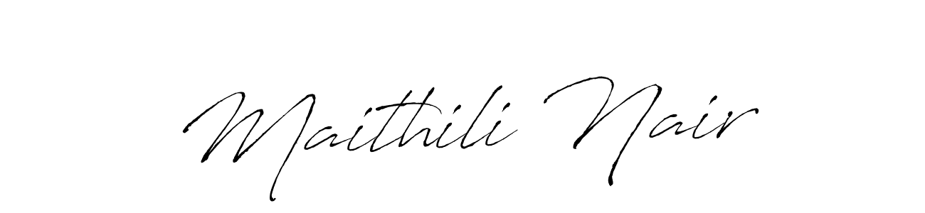 Also we have Maithili Nair name is the best signature style. Create professional handwritten signature collection using Antro_Vectra autograph style. Maithili Nair signature style 6 images and pictures png