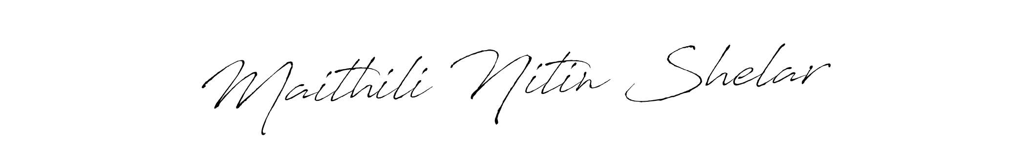 Use a signature maker to create a handwritten signature online. With this signature software, you can design (Antro_Vectra) your own signature for name Maithili Nitin Shelar. Maithili Nitin Shelar signature style 6 images and pictures png