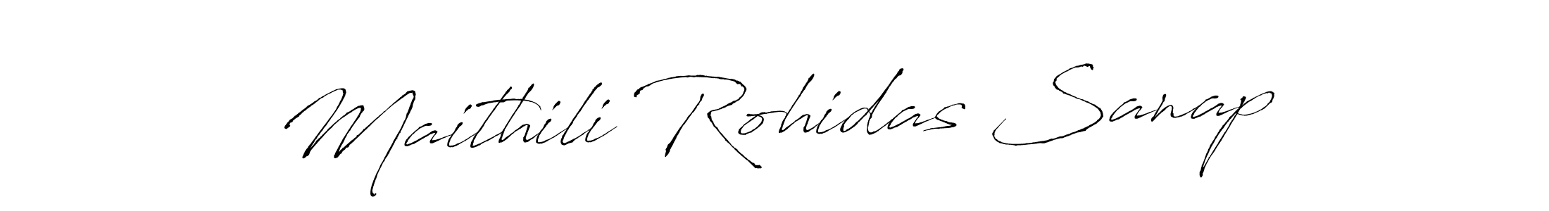 See photos of Maithili Rohidas Sanap official signature by Spectra . Check more albums & portfolios. Read reviews & check more about Antro_Vectra font. Maithili Rohidas Sanap signature style 6 images and pictures png