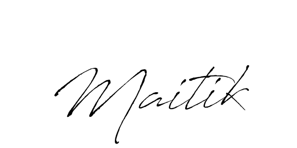 How to make Maitik name signature. Use Antro_Vectra style for creating short signs online. This is the latest handwritten sign. Maitik signature style 6 images and pictures png