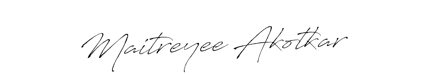 Maitreyee Akotkar stylish signature style. Best Handwritten Sign (Antro_Vectra) for my name. Handwritten Signature Collection Ideas for my name Maitreyee Akotkar. Maitreyee Akotkar signature style 6 images and pictures png