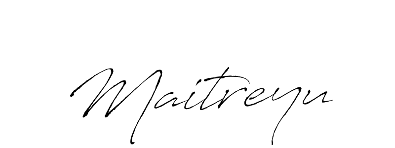 Design your own signature with our free online signature maker. With this signature software, you can create a handwritten (Antro_Vectra) signature for name Maitreyu. Maitreyu signature style 6 images and pictures png