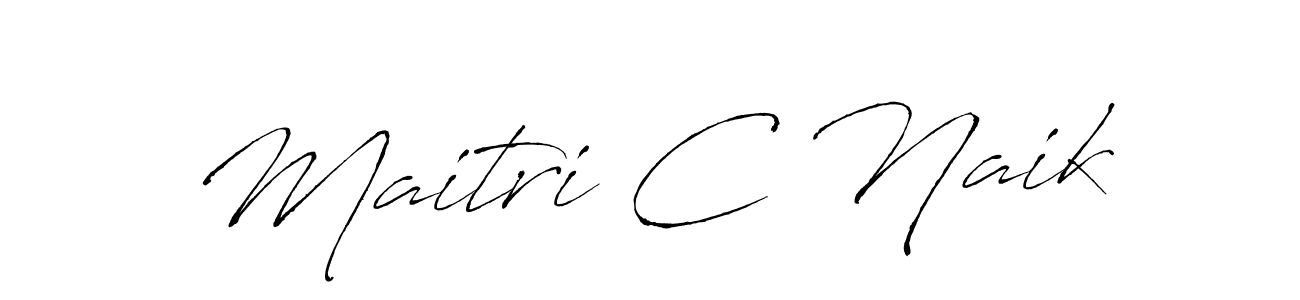 This is the best signature style for the Maitri C Naik name. Also you like these signature font (Antro_Vectra). Mix name signature. Maitri C Naik signature style 6 images and pictures png