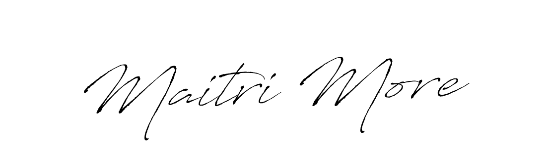 Similarly Antro_Vectra is the best handwritten signature design. Signature creator online .You can use it as an online autograph creator for name Maitri More. Maitri More signature style 6 images and pictures png