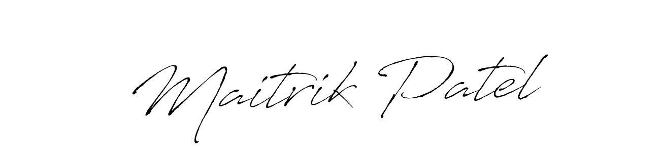 Make a beautiful signature design for name Maitrik Patel. Use this online signature maker to create a handwritten signature for free. Maitrik Patel signature style 6 images and pictures png