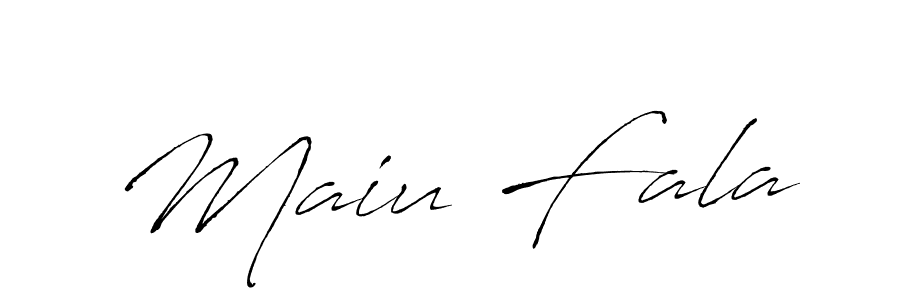Maiu Fala stylish signature style. Best Handwritten Sign (Antro_Vectra) for my name. Handwritten Signature Collection Ideas for my name Maiu Fala. Maiu Fala signature style 6 images and pictures png