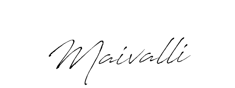 How to make Maivalli signature? Antro_Vectra is a professional autograph style. Create handwritten signature for Maivalli name. Maivalli signature style 6 images and pictures png