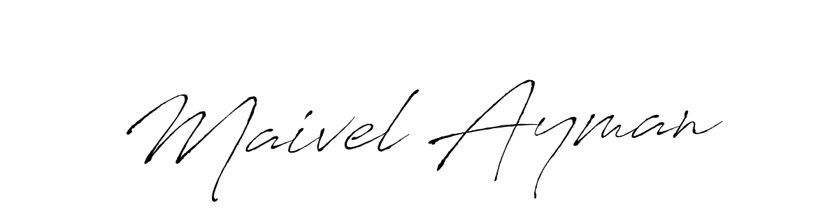 Also we have Maivel Ayman name is the best signature style. Create professional handwritten signature collection using Antro_Vectra autograph style. Maivel Ayman signature style 6 images and pictures png