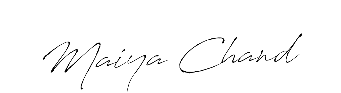 You can use this online signature creator to create a handwritten signature for the name Maiya Chand. This is the best online autograph maker. Maiya Chand signature style 6 images and pictures png