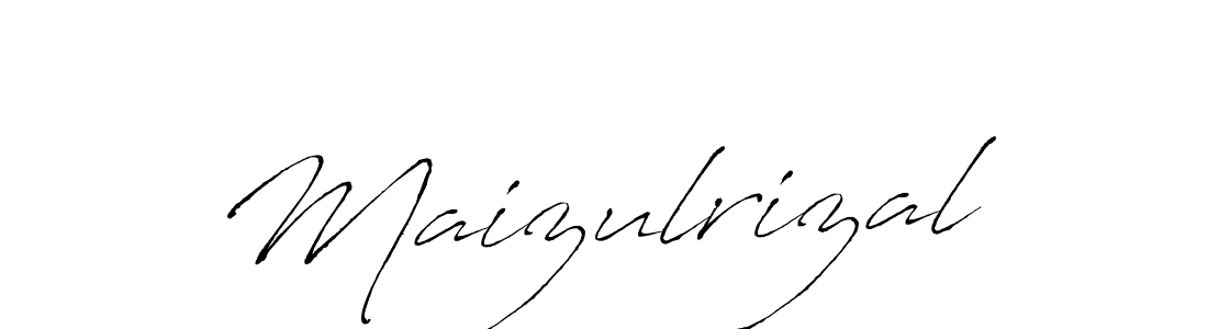 Create a beautiful signature design for name Maizulrizal. With this signature (Antro_Vectra) fonts, you can make a handwritten signature for free. Maizulrizal signature style 6 images and pictures png