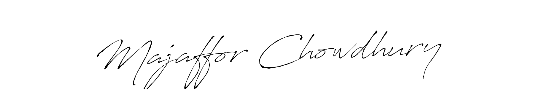 How to make Majaffor Chowdhury name signature. Use Antro_Vectra style for creating short signs online. This is the latest handwritten sign. Majaffor Chowdhury signature style 6 images and pictures png