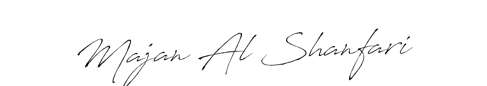 Majan Al Shanfari stylish signature style. Best Handwritten Sign (Antro_Vectra) for my name. Handwritten Signature Collection Ideas for my name Majan Al Shanfari. Majan Al Shanfari signature style 6 images and pictures png