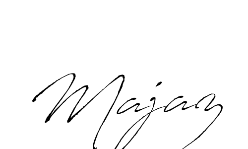 Use a signature maker to create a handwritten signature online. With this signature software, you can design (Antro_Vectra) your own signature for name Majaz. Majaz signature style 6 images and pictures png